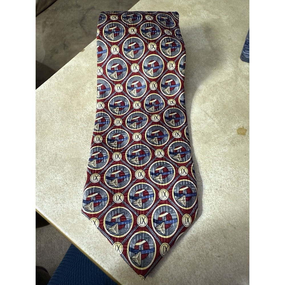 J Garcia Collector's Edition Silk Jacquard Tie IX Abstract Geometric Art Necktie